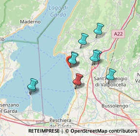 Mappa Via Cornicello, 37011 Bardolino VR, Italia (5.84182)