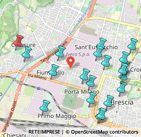 Mappa Via Volturno, 25100 Brescia BS, Italia (1.2105)