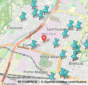 Mappa Via Volturno, 25100 Brescia BS, Italia (1.3525)
