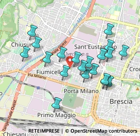 Mappa Via Volturno, 25100 Brescia BS, Italia (0.8805)