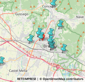 Mappa Via Volturno, 25100 Brescia BS, Italia (3.02417)