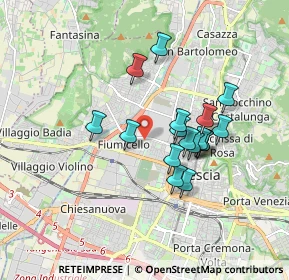 Mappa Via Volturno, 25100 Brescia BS, Italia (1.44)