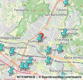 Mappa Via Volturno, 25100 Brescia BS, Italia (2.91385)