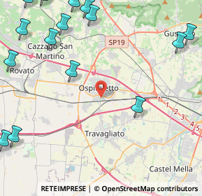 Mappa Via C. Togni, 25035 Ospitaletto BS, Italia (6.75706)