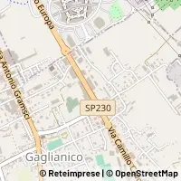 Mapa Gaglianico