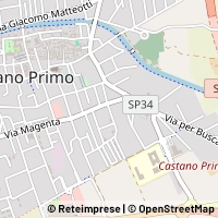 नक्शा Castano Primo