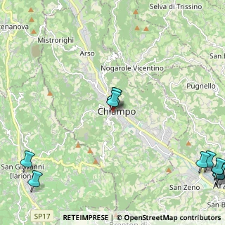 Mappa Via San Martino, 36072 Chiampo VI, Italia (3.27455)