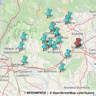 Mappa Via San Martino, 36072 Chiampo VI, Italia (14.172)