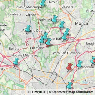 Mappa Via Parco degli Scout Angolo, 20091 Bresso MI, Italia (4.98667)