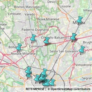 Mappa Via Parco degli Scout Angolo, 20091 Bresso MI, Italia (6.279)