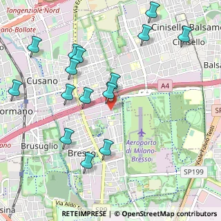 Mappa Via Parco degli Scout Angolo, 20091 Bresso MI, Italia (1.16133)