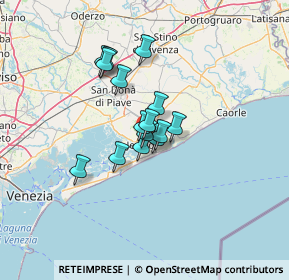 Mappa Via Eugenio Borsanti, 30016 Jesolo VE, Italia (8.55733)