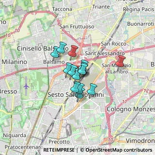 Mappa Via Lodovico Ariosto, 20099 Sesto San Giovanni MI, Italia (0.89933)