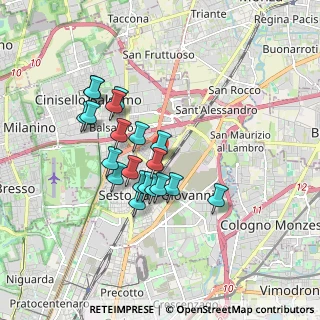 Mappa Via Lodovico Ariosto, 20099 Sesto San Giovanni MI, Italia (1.4645)