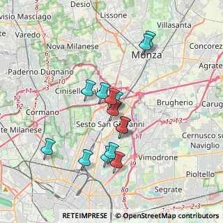 Mappa Via Lodovico Ariosto, 20099 Sesto San Giovanni MI, Italia (3.115)