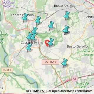 Mappa , 20010 Buscate MI, Italia (3.79833)
