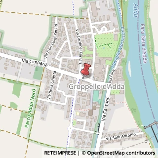 Mappa Via Cimbardi, 3, 20062 Cassano d'Adda, Milano (Lombardia)