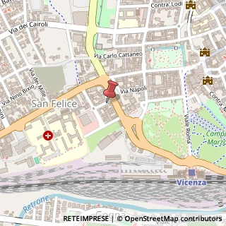 Mappa Via Firenze, 11, 36100 Vicenza, Vicenza (Veneto)