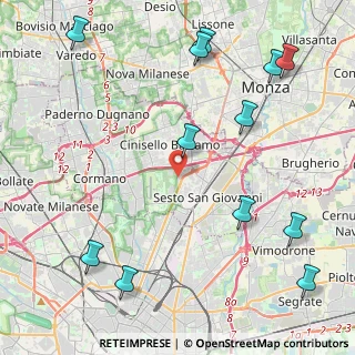 Mappa Via E. Ferri, 20092 Cinisello Balsamo MI, Italia (5.68833)