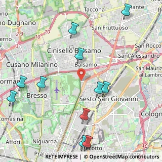 Mappa Via E. Ferri, 20092 Cinisello Balsamo MI, Italia (2.65091)