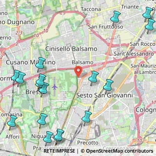 Mappa Via E. Ferri, 20092 Cinisello Balsamo MI, Italia (3.18706)