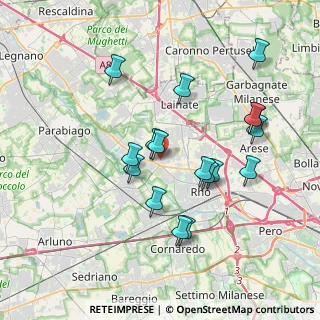 Mappa Via E. Caldara, 20020 Lainate MI, Italia (3.56412)
