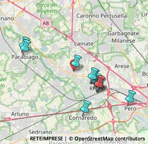 Mappa Via E. Caldara, 20045 Lainate MI, Italia (3.61273)