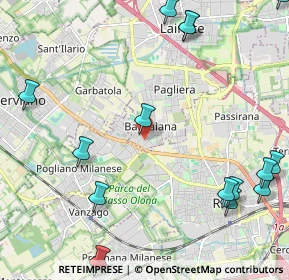 Mappa Via E. Caldara, 20045 Lainate MI, Italia (3.08438)