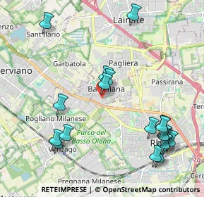 Mappa Via E. Caldara, 20045 Lainate MI, Italia (2.43053)