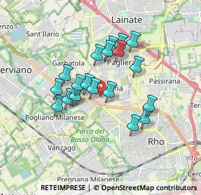 Mappa Via E. Caldara, 20045 Lainate MI, Italia (1.399)