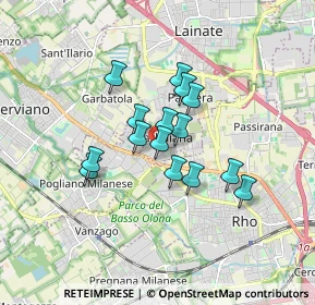 Mappa Via E. Caldara, 20045 Lainate MI, Italia (1.226)