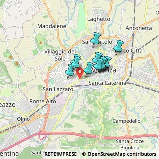 Mappa E Fortunato, 36100 Vicenza VI, Italia (1.10167)