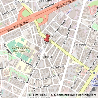 Mappa Via Vincenzo Monti, 12, 20099 Sesto San Giovanni, Milano (Lombardia)