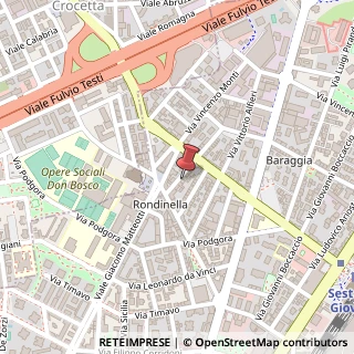 Mappa Via Giuseppe Giusti, 24, 20099 Sesto San Giovanni, Milano (Lombardia)