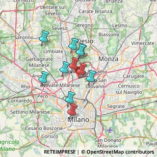 Mappa Via Galileo Galilei, 20091 Bresso MI, Italia (5.19273)