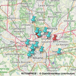 Mappa Via Galileo Galilei, 20091 Bresso MI, Italia (6.15231)