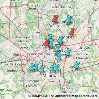 Mappa Via Galileo Galilei, 20091 Bresso MI, Italia (6.45053)