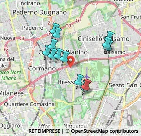 Mappa Via Galileo Galilei, 20091 Bresso MI, Italia (1.52385)