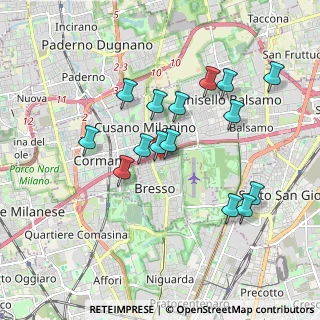 Mappa Via Galileo Galilei, 20091 Bresso MI, Italia (1.71733)