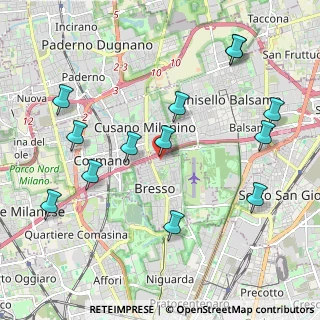 Mappa Via Galileo Galilei, 20091 Bresso MI, Italia (2.30769)