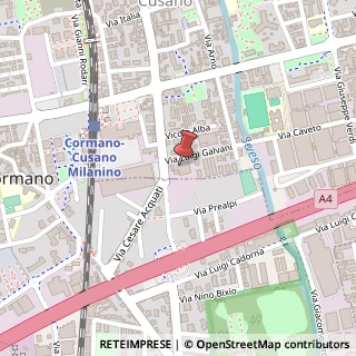 Mappa Via Alessandro Manzoni, 35, 20095 Besana in Brianza, Monza e Brianza (Lombardia)