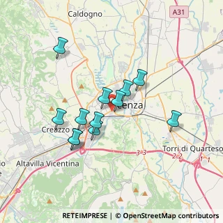 Mappa Via Genova, 36100 Vicenza VI, Italia (3.02167)