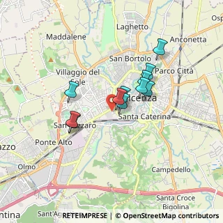 Mappa Via Genova, 36100 Vicenza VI, Italia (1.28909)