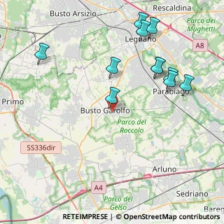 Mappa Via Ludovico Ariosto, 20020 Busto Garolfo MI, Italia (4.56818)