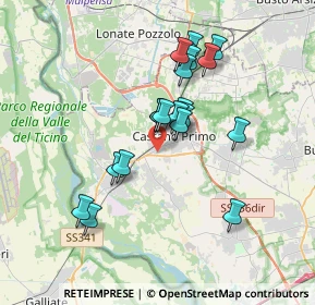 Mappa Via Novara, 20022 Castano Primo MI, Italia (3.079)