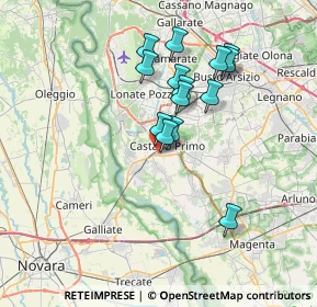 Mappa Via Novara, 20022 Castano Primo MI, Italia (6.03929)