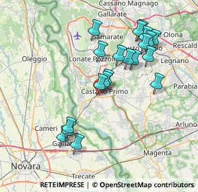 Mappa Via Novara, 20022 Castano Primo MI, Italia (7.394)