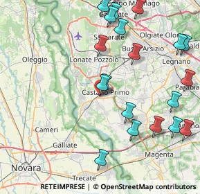 Mappa Via Novara, 20022 Castano Primo MI, Italia (9.996)