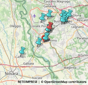 Mappa Via Novara, 20022 Castano Primo MI, Italia (6.38188)
