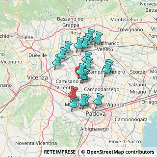 Mappa Via Vittorio Emanuele II, 35016 Piazzola sul Brenta PD, Italia (10.3405)